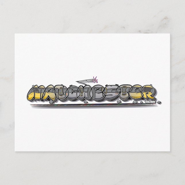 Carte Postale Graffiti de Manchester (Devant)