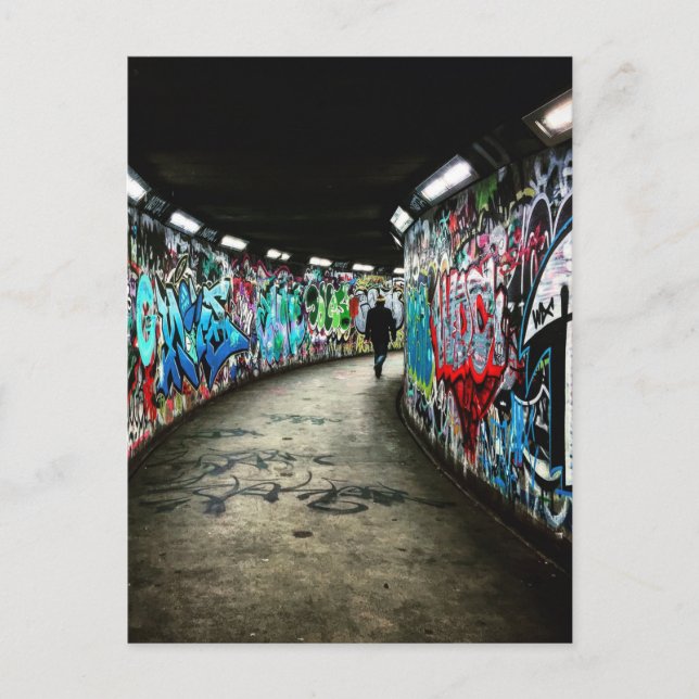 Carte Postale Graffiti de métro (Devant)