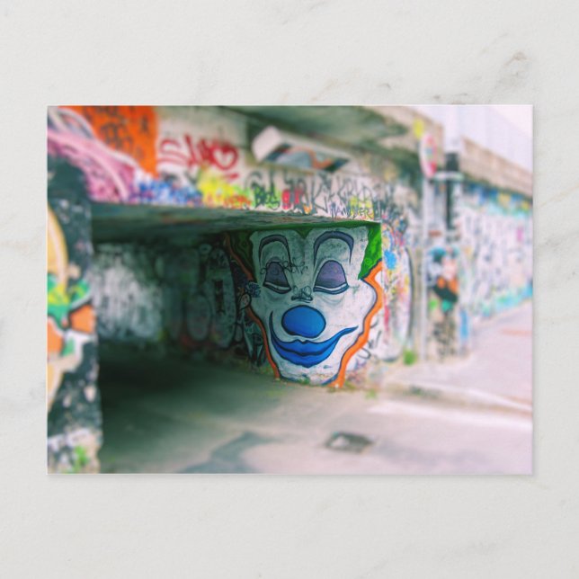 Carte Postale Graffiti de métro - Milano, Italie (Devant)