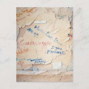 Carte Postale Graffiti florentin