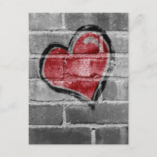 Carte Postale Graffiti Heart