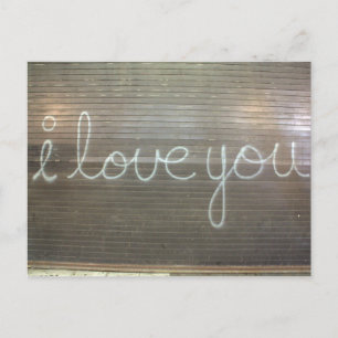 Carte Postale Graffiti I Love You