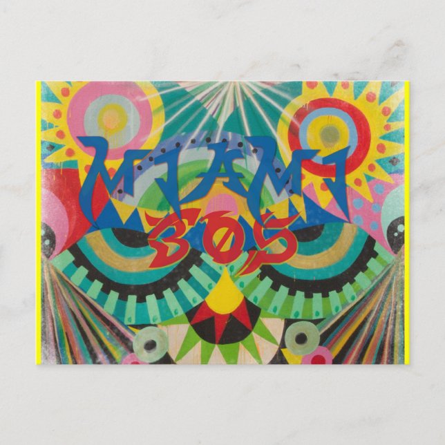 Carte postale graffiti Miami 305 (Devant)