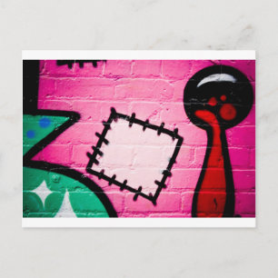 Carte Postale Graffiti Patch et Lolly.