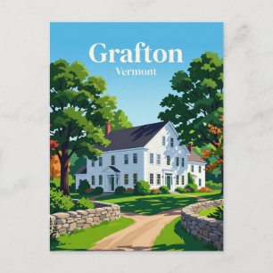 Carte Postale Grafton, Vermont États-Unis