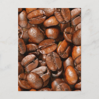Carte Postale Grains de café