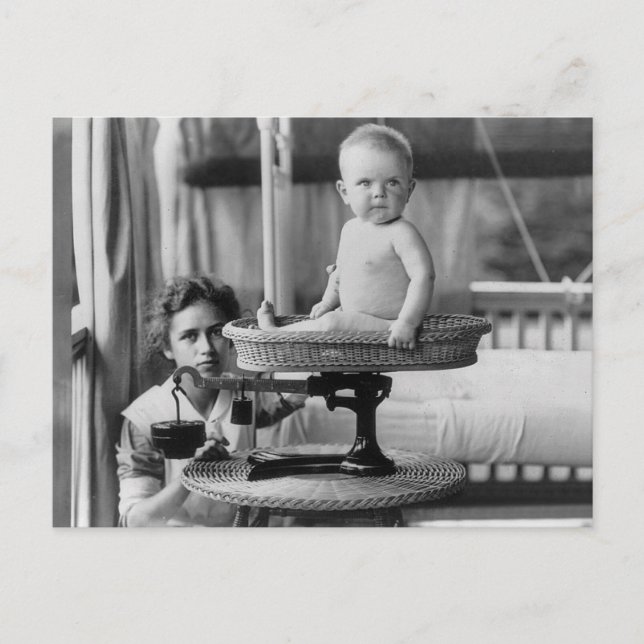 Carte Postale Graisse de bébé, 1912 (Devant)