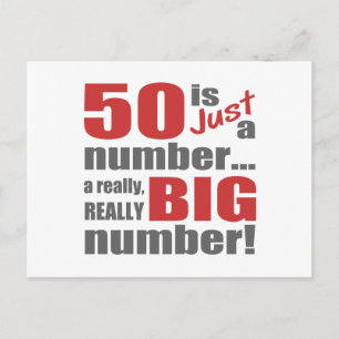 Carte Postale Grand 50e anniversaire