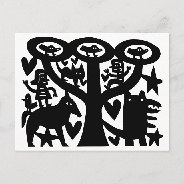 Carte Postale Grand arbre (Devant)