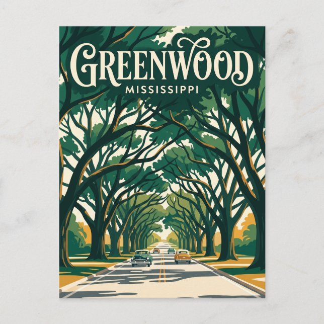 Carte Postale Grand Boulevard Mississippi (Devant)