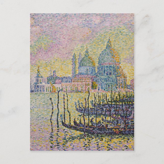 Carte Postale Grand Canal Venise - Paul Signac (Devant)
