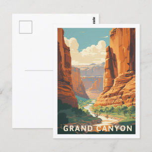 Carte Postale Grand Canyon Arizona USA Fameux Travel Place