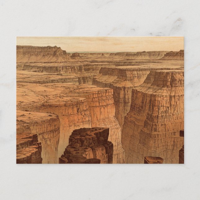 Carte Postale Grand Canyon au pied du Toroweap (Devant)