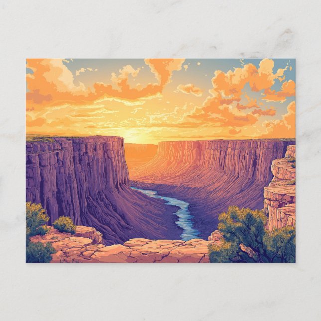 Carte postale Grand Canyon National Park Holiday (Devant)