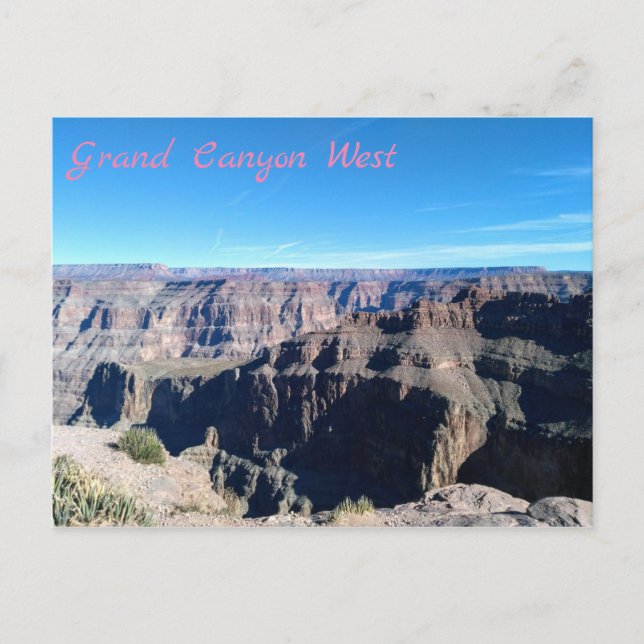 Carte postale Grand Canyon Ouest (Devant)