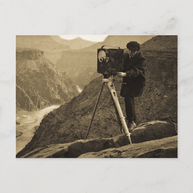 Carte Postale Grand Canyon Photographe Caméra de cinéma volumine (Devant)