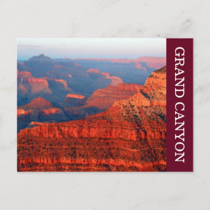 Carte Postale grand canyon rouge