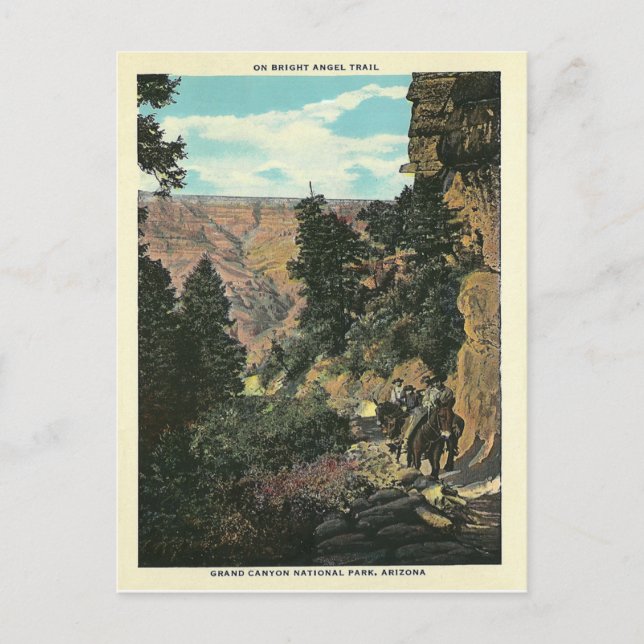 Carte Postale Grand Canyon vintage (Devant)