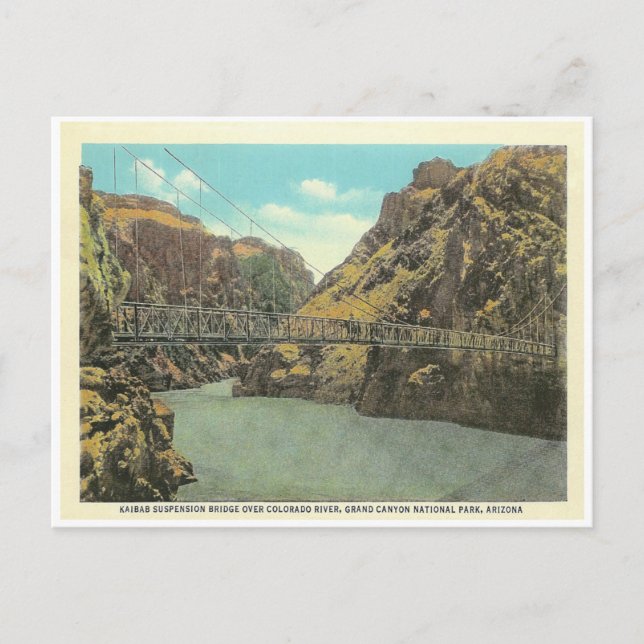 Carte Postale Grand Canyon vintage (Devant)