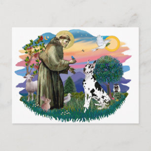 Carte Postale Grand Danois (Harlequin)