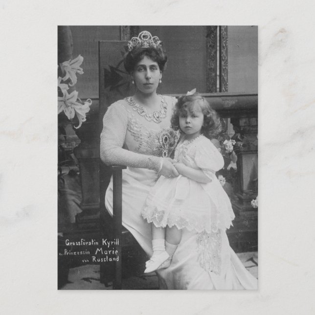 Carte Postale Grand-Duchesse Victoria Melita Russie & Marie #269 (Devant)