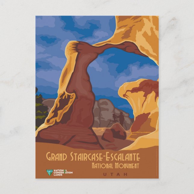 Carte Postale Grand Escalier-Escalante (Devant)