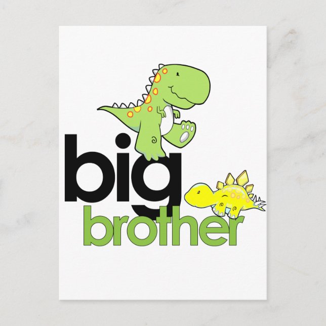 Carte Postale grand frère des dinosaures (Devant)