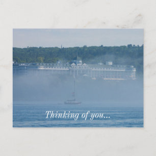 Carte Postale Grand Hôtel À Travers Le Fog