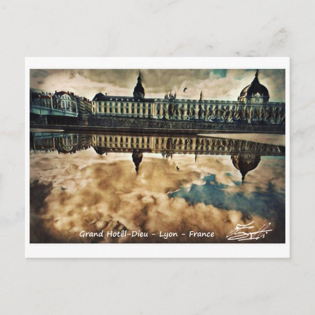 Carte Postale Grand Hotêl-Dieu - Lyon (Devant)