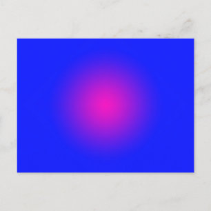 Carte Postale Grand jour pour le bleu et la magenta