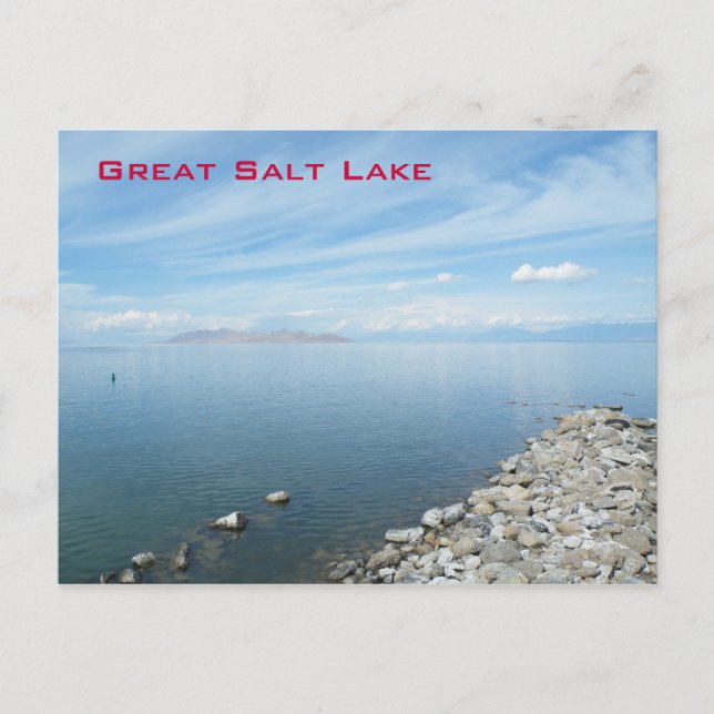 Carte Postale Grand Lac Salé (Devant)