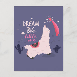Carte Postale Grand lama rêveur