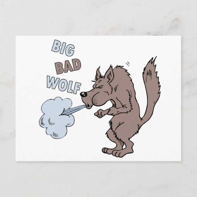 Carte Postale Grand Mauvais Loup (Devant)