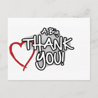 Carte Postale grand merci