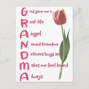 Carte Postale grand-mère