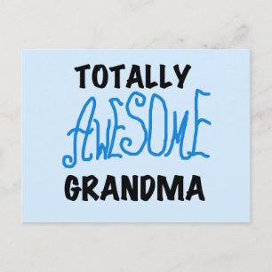 Carte Postale Grand-mère absolument géniale - Chemises et cadeau