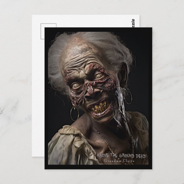 Carte Postale Grand-mère Claire (Devant / Derrière)