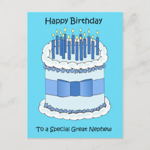 Carte Postale Grand Nephew Joyeux Anniversaire