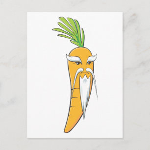 Carte Postale Grand-père Carrot Vegetable