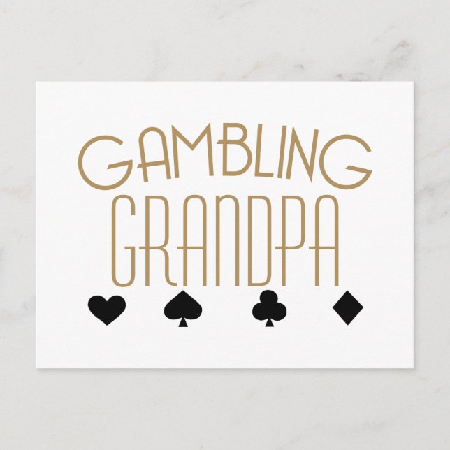 Carte Postale Grand-père du jeu (Devant)