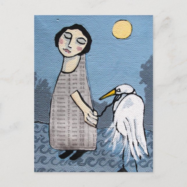 Carte Postale Grand-père Heron (Devant)