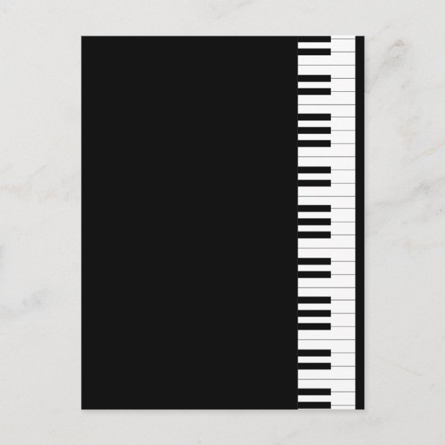 Carte Postale Grand Piano (Devant)
