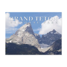 Carte postale Grand Teton, carte de parc national