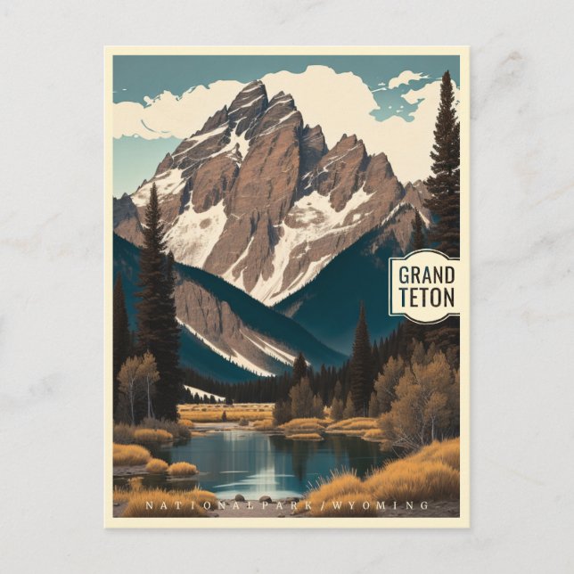 Carte Postale Grand Teton National (Devant)