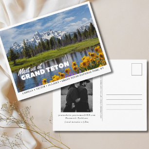 Carte Postale Grand Teton National Park Enregistrer la date Cart