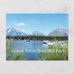 Carte Postale Grand Teton National Park landscape photographiy.