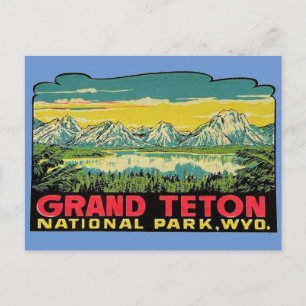 Carte Postale Grand Teton National Park, Wyoming Postcard