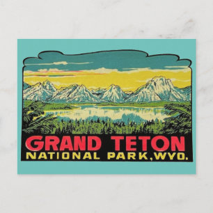 Carte Postale Grand Teton National Park, Wyoming Postcard
