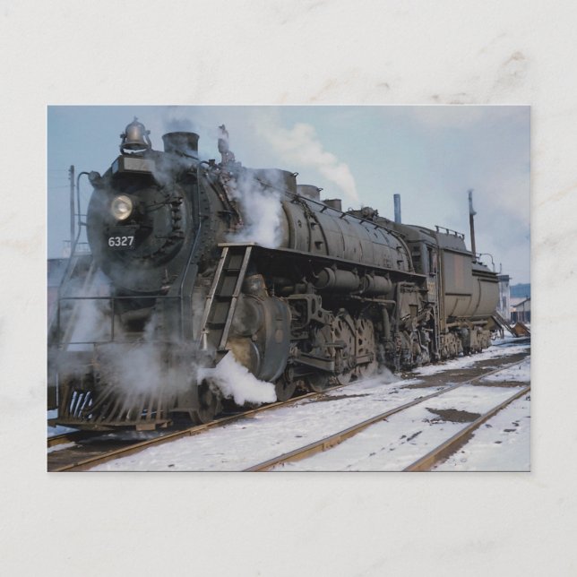 Carte Postale Grand Trunk Western Railroad, 2-8-4, no 6327, nea (Devant)