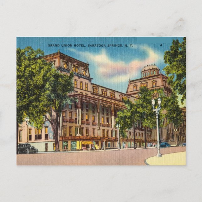 Carte Postale Grand Union Hotel, Saratoga Springs, New York (Devant)
